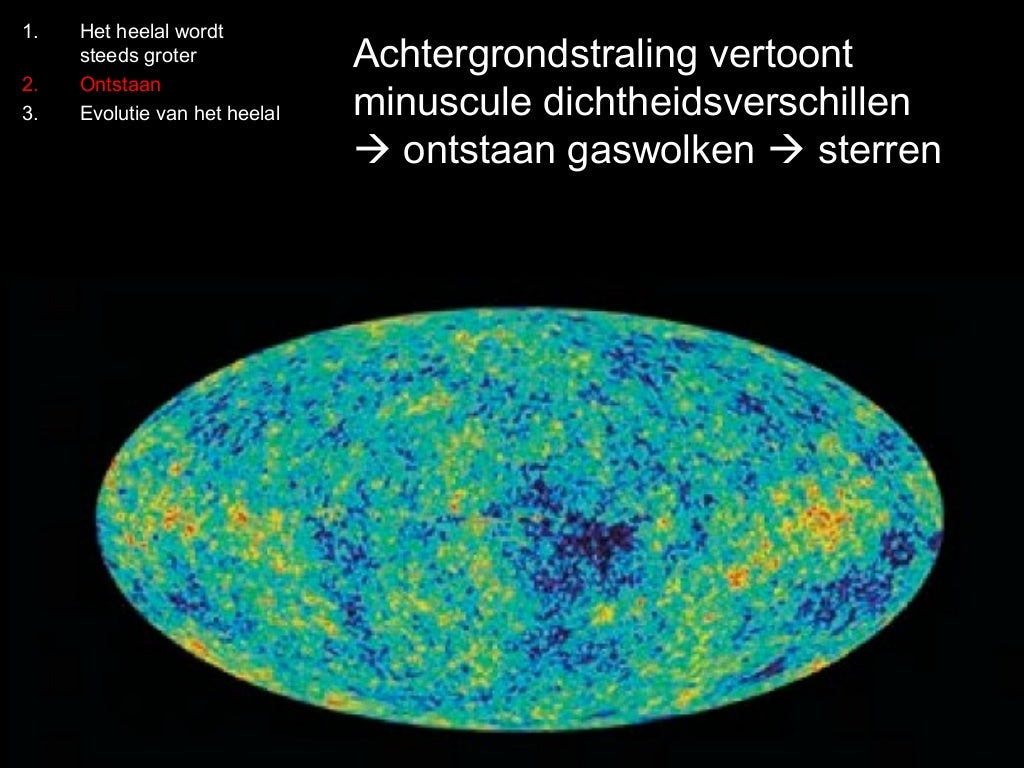 4 ontstaan en evolutie van het heelal