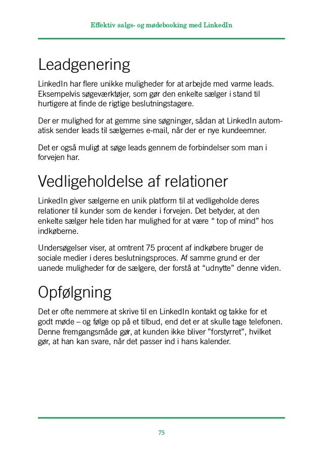 Online dating kundeemner