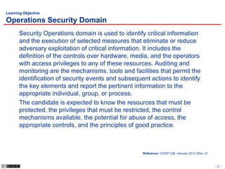 4 Operations Security | PPSX