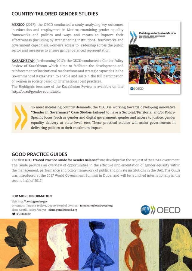 Better Governance for Gender Equality OECD Flyer