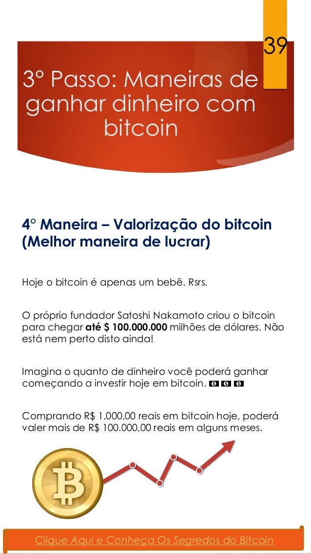 4 maneiras de ganhar dinheiro com bitcoin