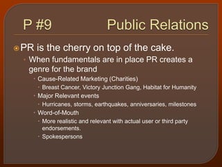 The 4 P\'s Expanded to a Baker\'s Dozen