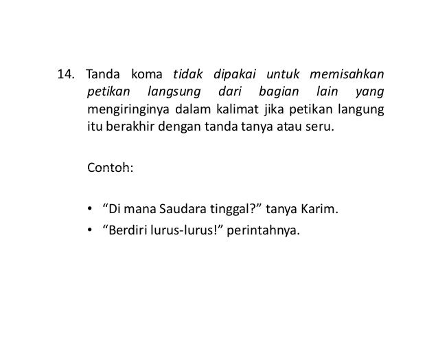 4 pemakaian tanda baca