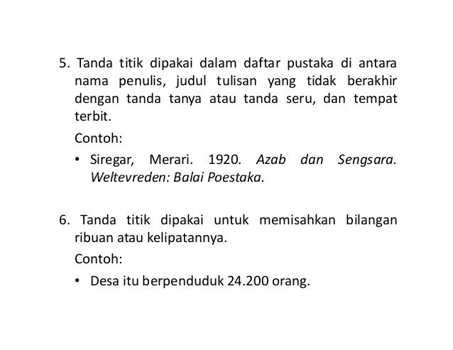 4 pemakaian tanda baca