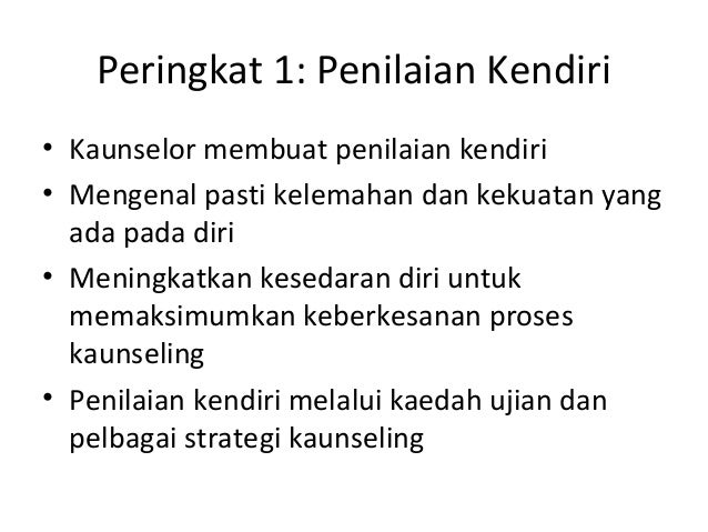 Psikologi Kaunseling Pendekatan Personal Dalam Kaunseling