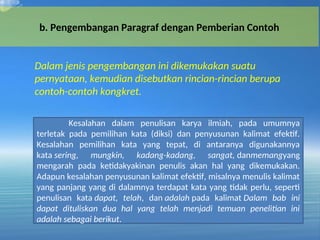 Kata Rincian Comprehensive Guide to Writing Effective Scientific Paragraphs | PPT