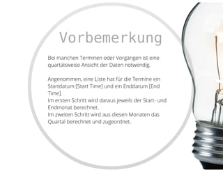 SharePoint Lektion #5: Quartale berechnen und anzeigen