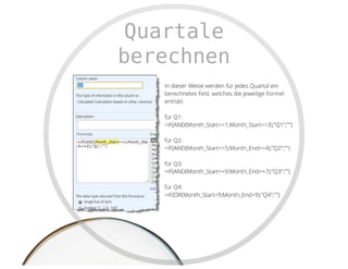 SharePoint Lektion #5: Quartale berechnen und anzeigen