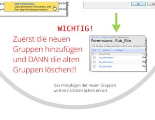 SharePoint Lektion #4: Berechtigungen verwalten