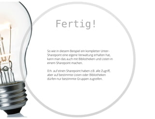 SharePoint Lektion #4: Berechtigungen verwalten