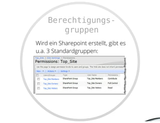 SharePoint Lektion #4: Berechtigungen verwalten