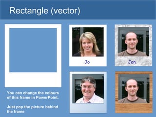 Power Point Templates - 4 photo frames | PPT