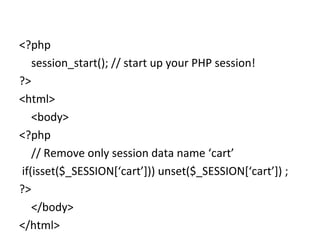 Session In Html php $_GET / $_POST / $_SESSION | PPT