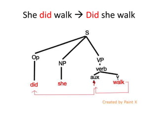She did walk  Did she walk
 