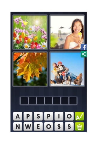 Let's Test Your Knowledge in Four Pics one Word