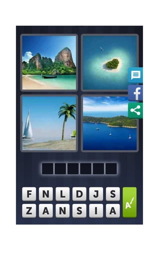 Let's Test Your Knowledge in Four Pics one Word