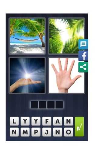 Let's Test Your Knowledge in Four Pics one Word