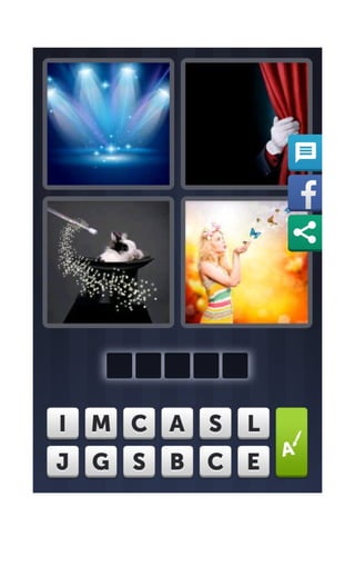 Let's Test Your Knowledge in Four Pics one Word