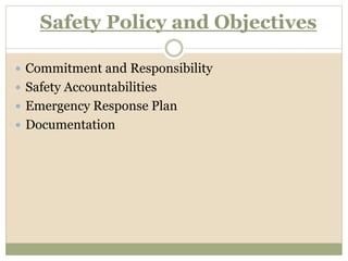 4 Pillars of Safety Management System | PPTX