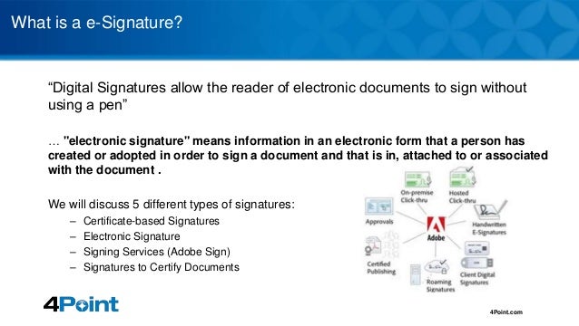 E Signatures What They Are And How Can They Be Used