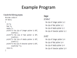 Example Program
 