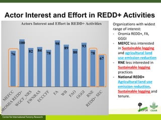 REDD+ Policy Network Analysis in Ethiopia