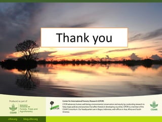 REDD+ Policy Network Analysis in Ethiopia