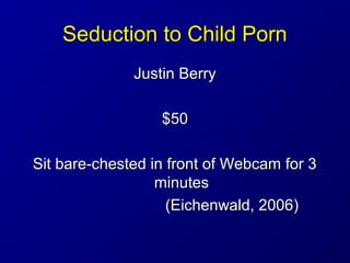 Midwest Conference: #4 pornography out