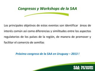El rol de las Asociaciones de semillas como facilitadores del comercio, Por Diego Risso