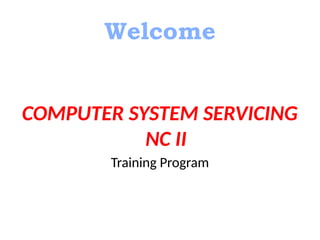 Slides Computer System Servicing 4 Presentation.pptx for computer systems servicing | PPTX