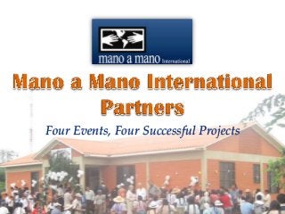 Four Events, Four Successful Projects
 