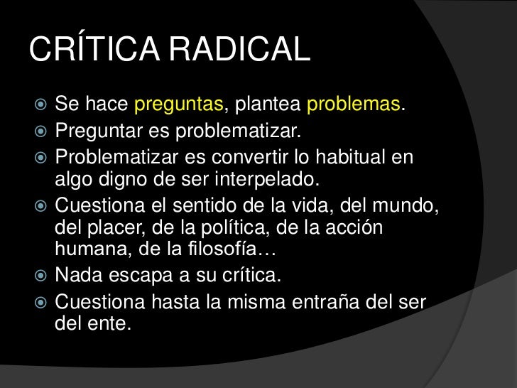 Principales caracteristicas de la filosofia