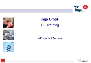 Title Text
inge GmbH
UF Training
4 Products & Services
 
