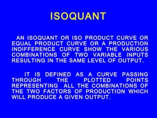 production functions.ppt_isoquants | PPT