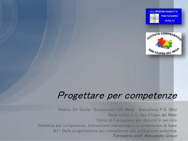 4 Progettare Per Competenze