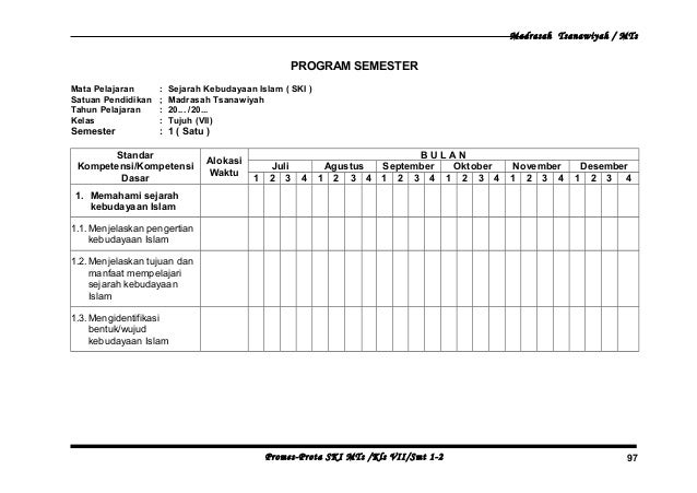 4 Program Semester Ski Vii 1 Amp 2