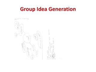Group Idea Generation
 