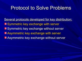 Protocols and Practices in Using Encryption Chapter 4 | PPT