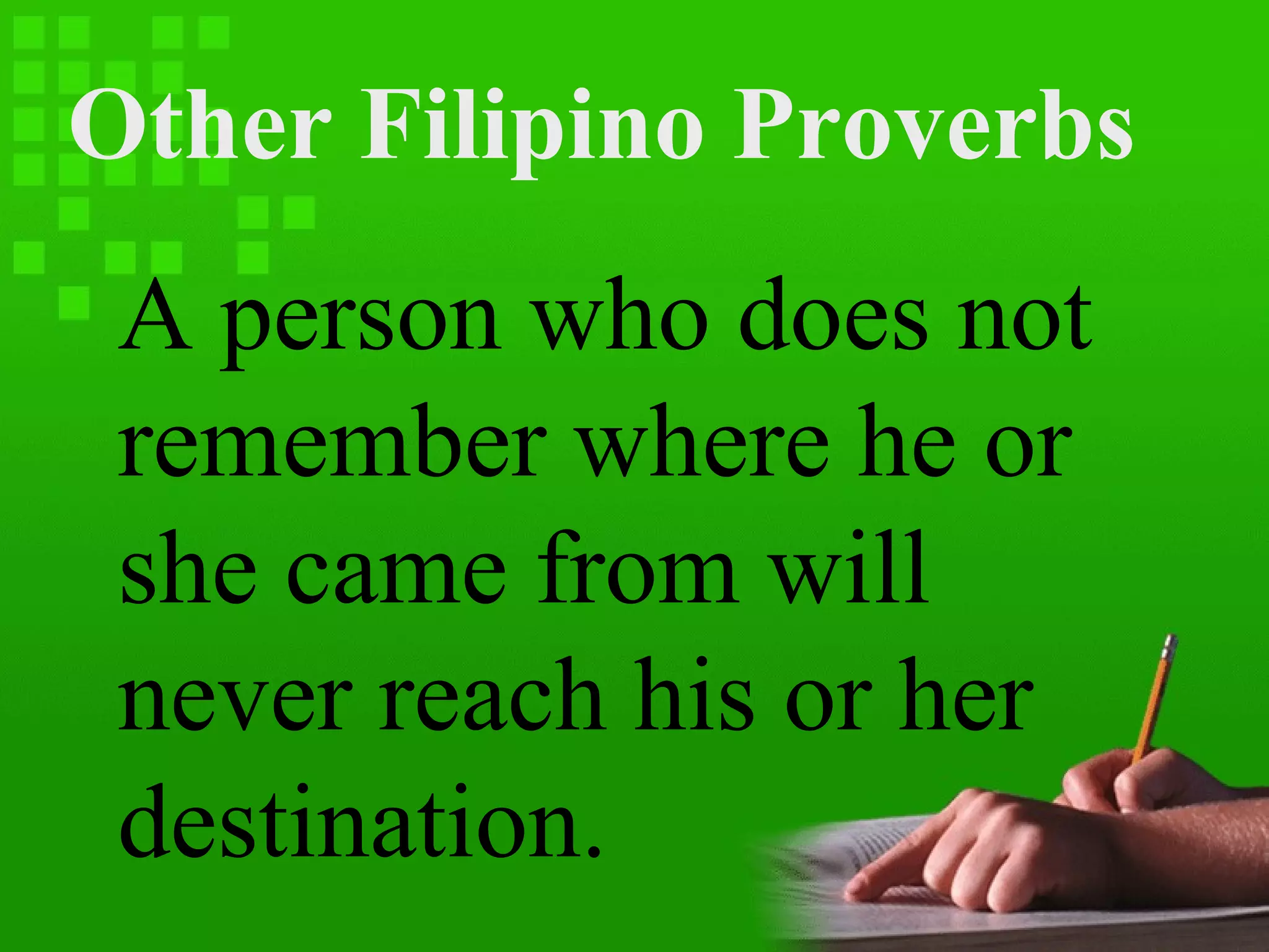 Eng7 proverb; metaphor | PPT