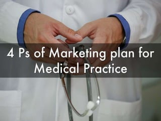 4 P’s of Marketing Plan for Medical Practices