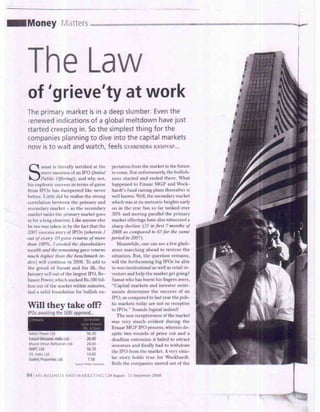 4Ps - Aug 29, 2008 - The Law of 'grieve'ty at work