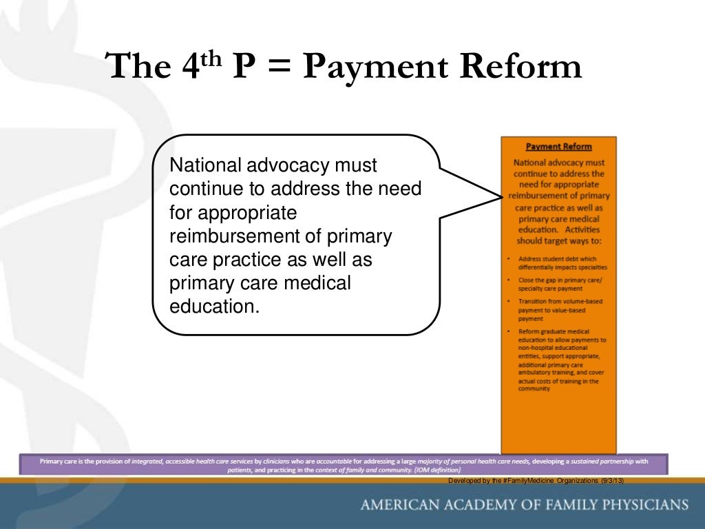 The Four Pillars For Primary Care Physician Workforce Reform