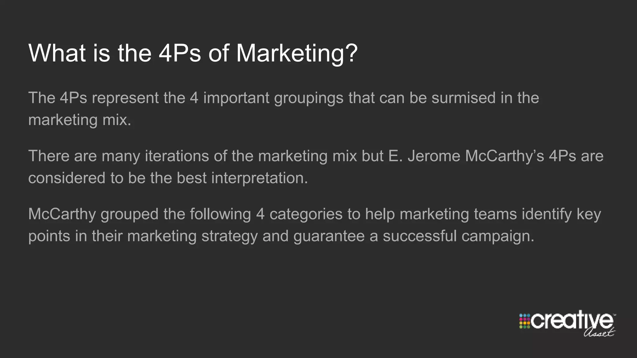 The 4 ps of Marketing | PPTX