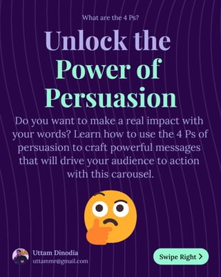 4 P's of Persuasion