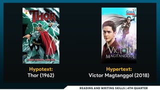 Hypotext:
Thor (1962)
Hypertext:
Victor Magtanggol (2018)
 