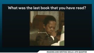 What was the last book that you have read?
 