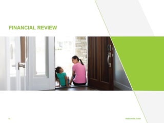 14
FINANCIAL REVIEW
 