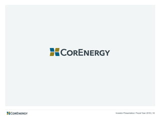 Investor Presentation: Fiscal Year 2016 | 16
 