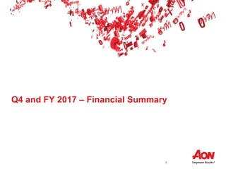 9
Q4 and FY 2017 – Financial Summary
 