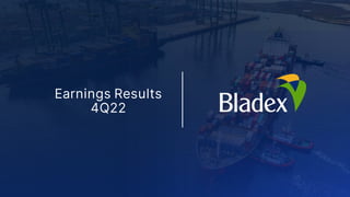 Earnings Results
4Q22
 